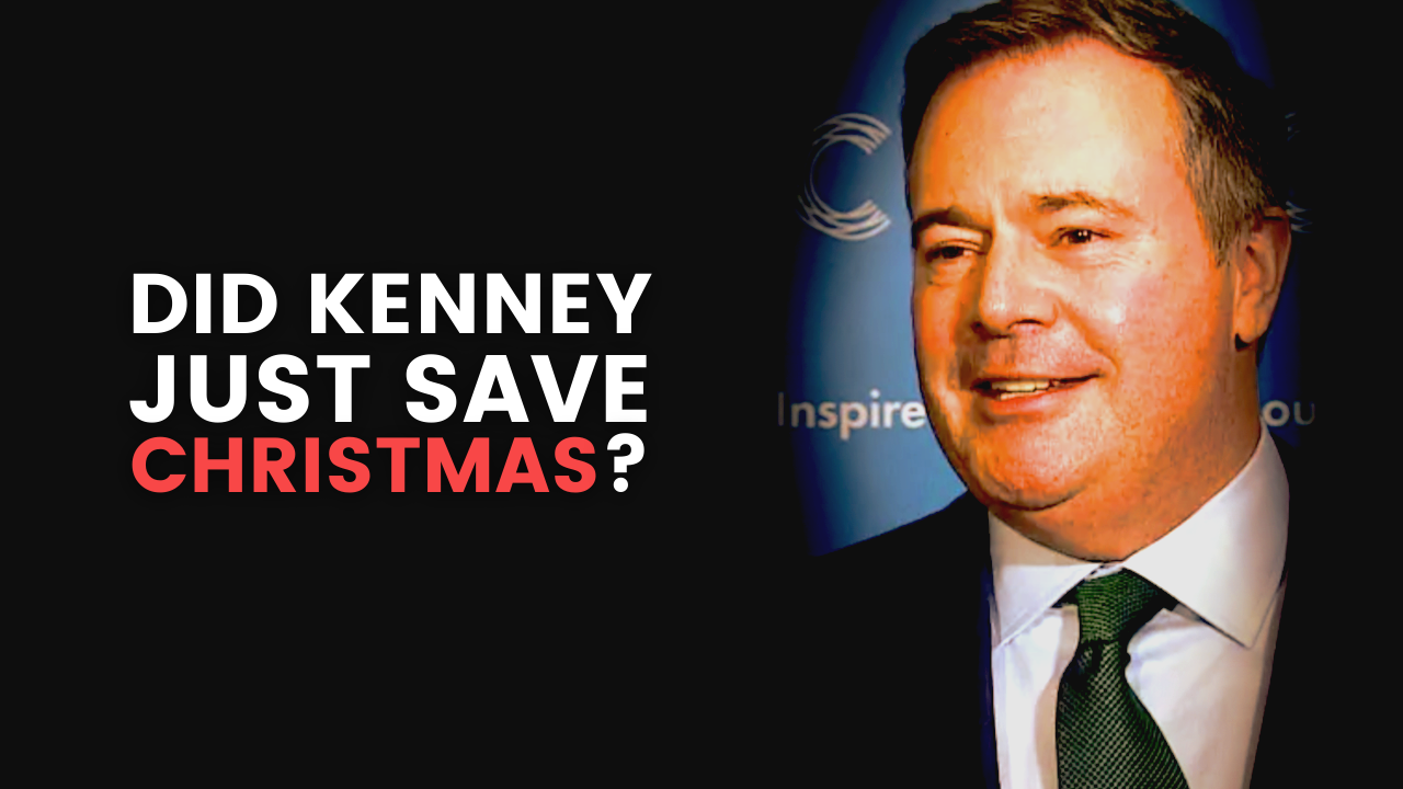 Did Jason Kenney just save Christmas from the Federal government? The