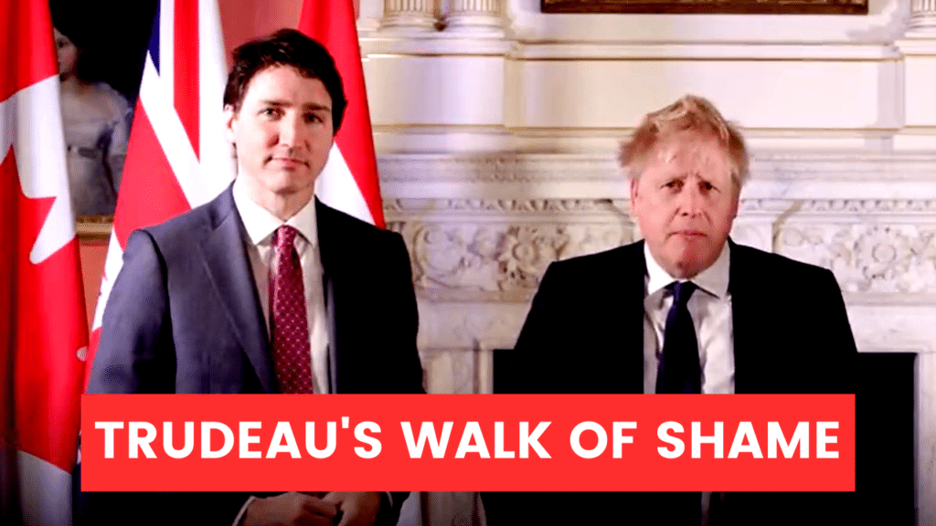 Trudeau's walk of shame