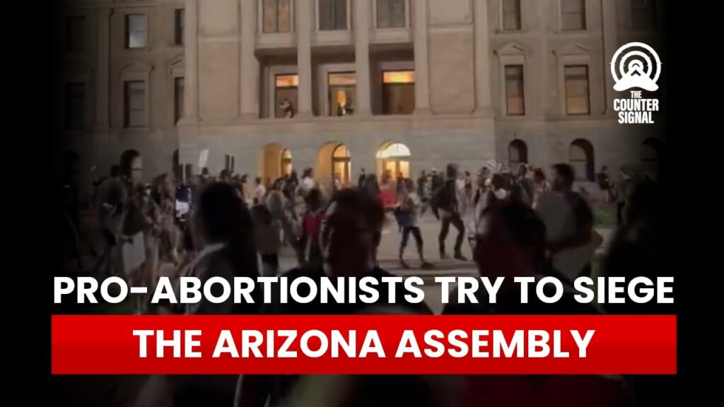 Pro-abortion activists try to siege the Arizona assembly