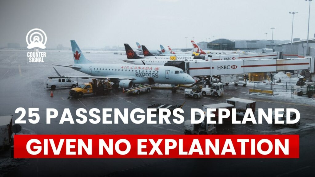 25 passengers deplaned given no explanation