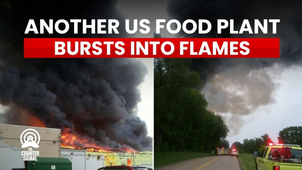 Another US food plant bursts into flames
