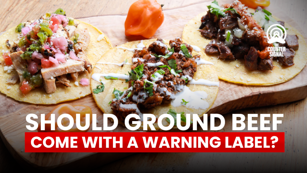 Should ground beef come with a warning label?