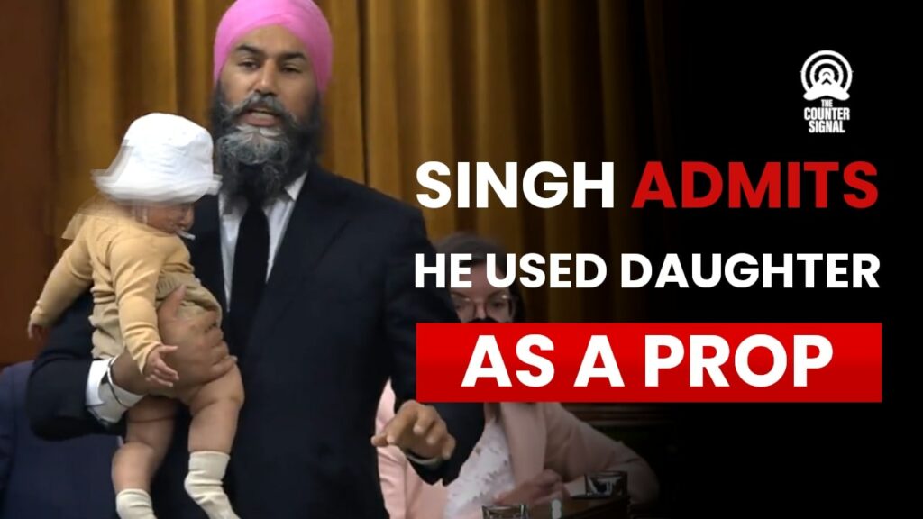 Singh admits he used daughter as a prop