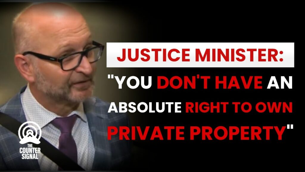 Justice Minister right to private property