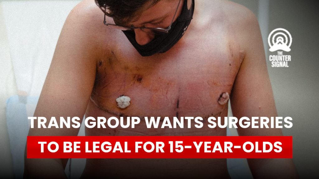 Trans group wants surgeries to be legal for 15-year-olds