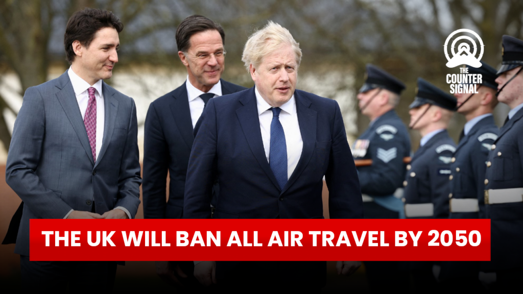 UK wil ban all air travel 2050
