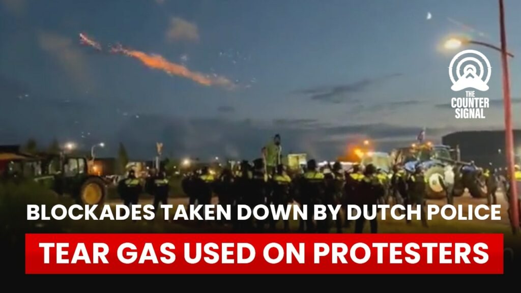 Blockades taken down by Dutch police, tear gas used on protesters