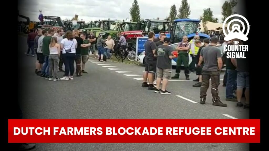 Dutch farmers blockade refugee centre