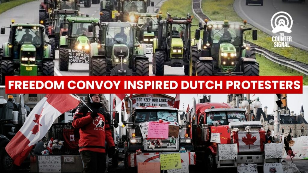 Freedom Convoy inspired Dutch protesters