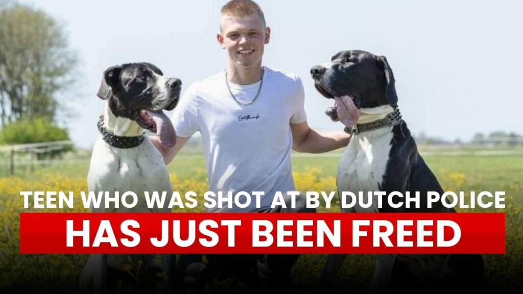 Teen who was shot at by Dutch police has just been freed