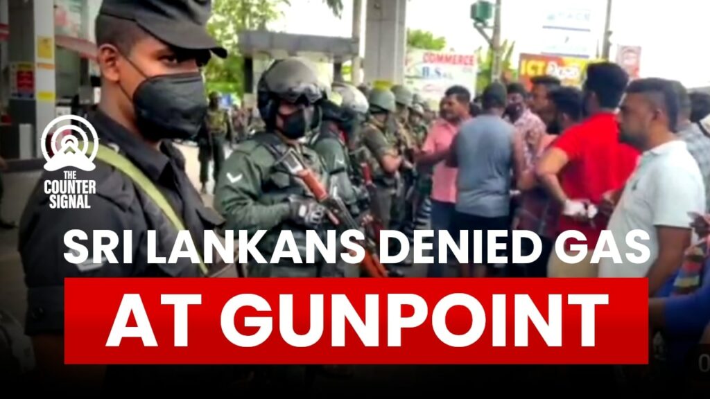 Sri Lankans denied gas at gunpoint