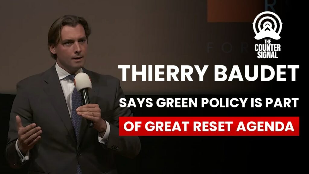 Thierry Baudet says green policy is part of Great Reset Agenda