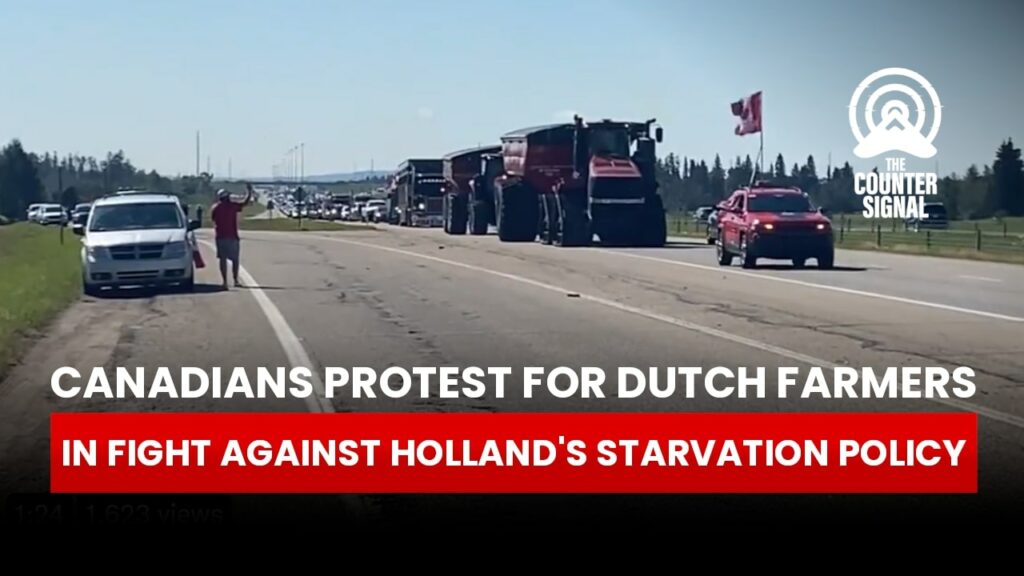 Canadians protest for Dutch farmers in fight against Holland's starvation policy