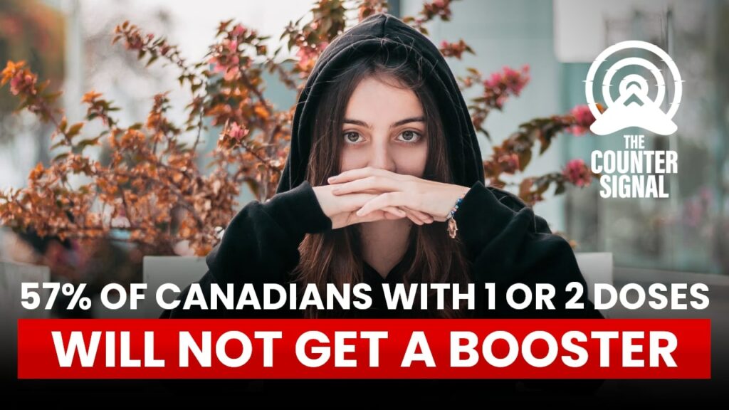 57% Canadians with 1 or 2 doses will not get a booster