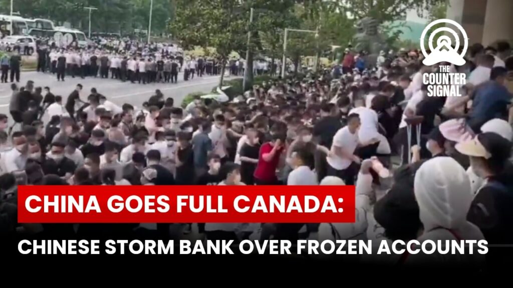 China goes full Canada: Chinese storm bank over frozen accounts