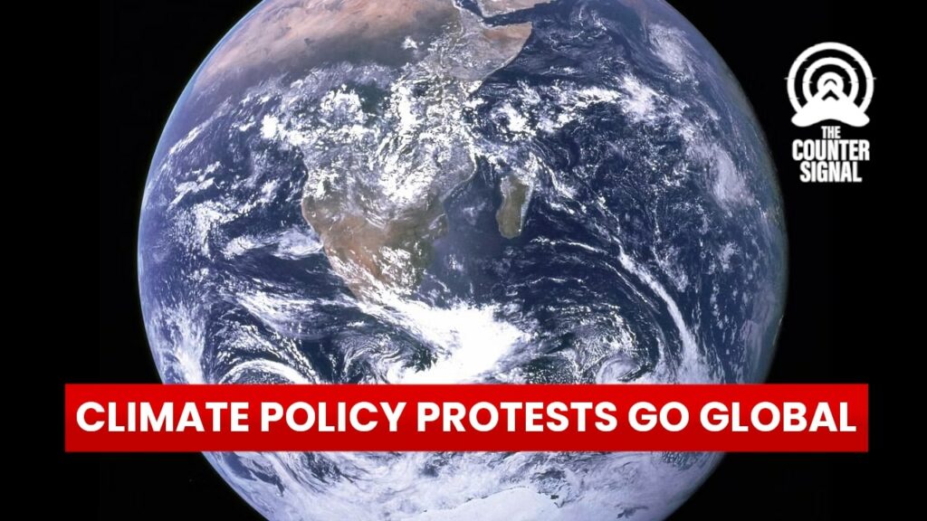 Climate policy protests go global
