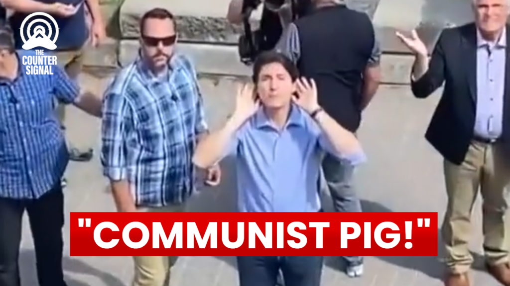 Justin Trudeau gets called a "Communist pig"