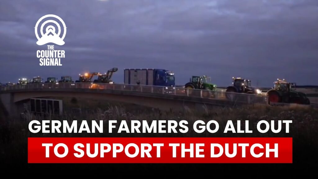 German farmers go all out to support the Dutch
