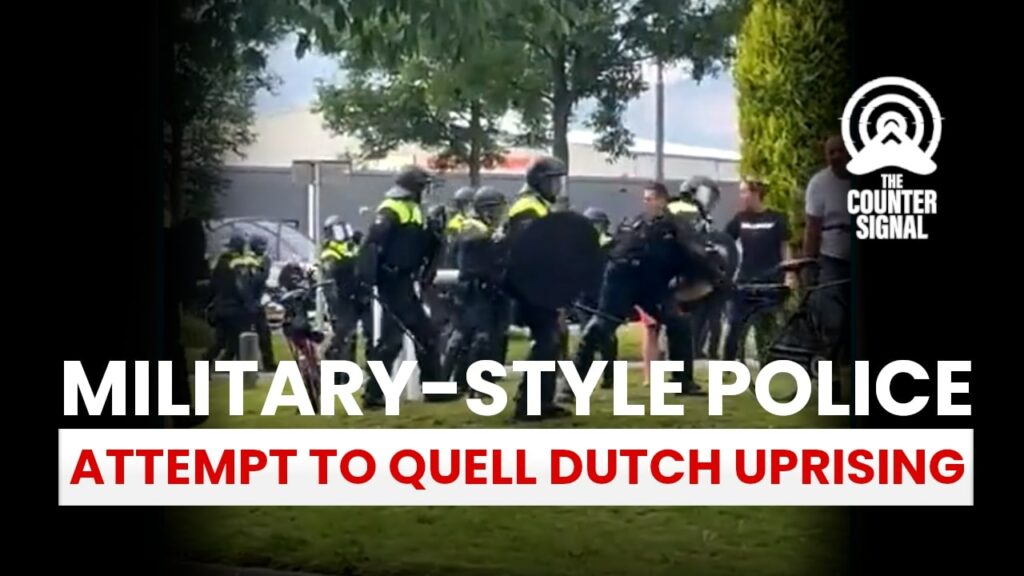 Military-style police attempt to quell Dutch Uprising