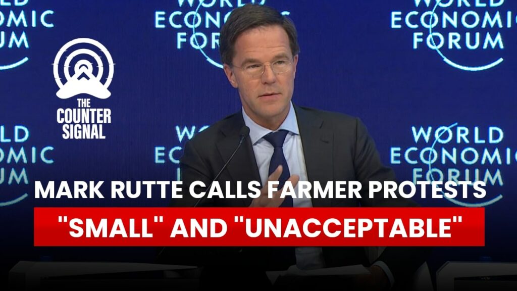 Mark Rutte calls farmer protests small and unacceptable