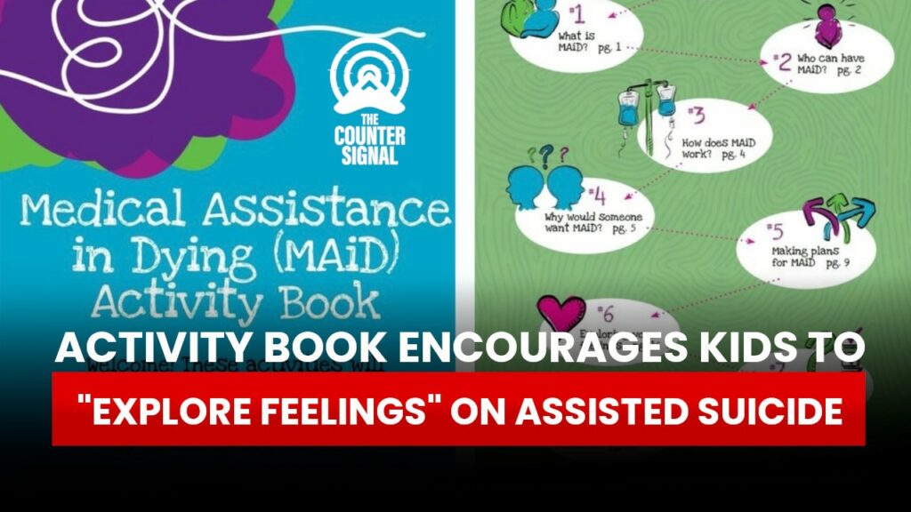 Activity book tells kids to 'explore' feelings on assisted dying