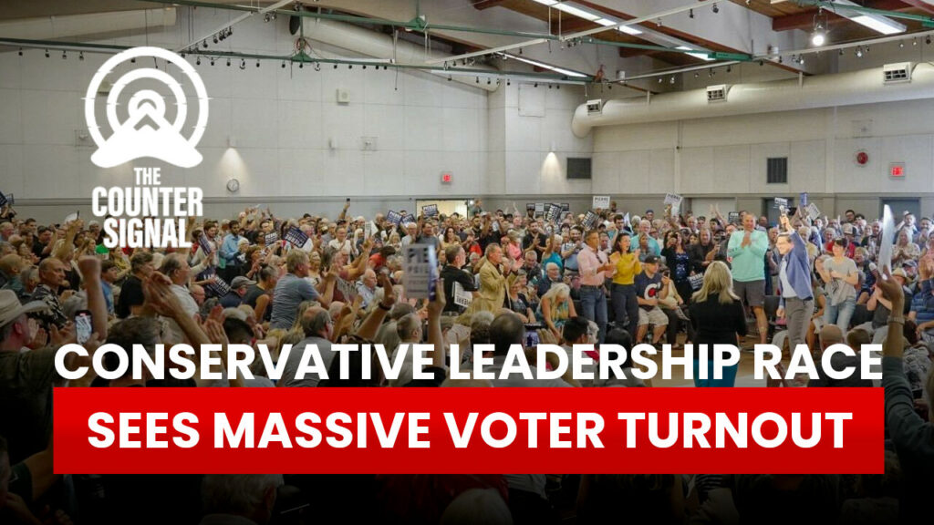 Conservative leadership race sees massive voter turnout