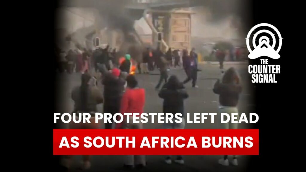Four protesters left dead as South Africa burns