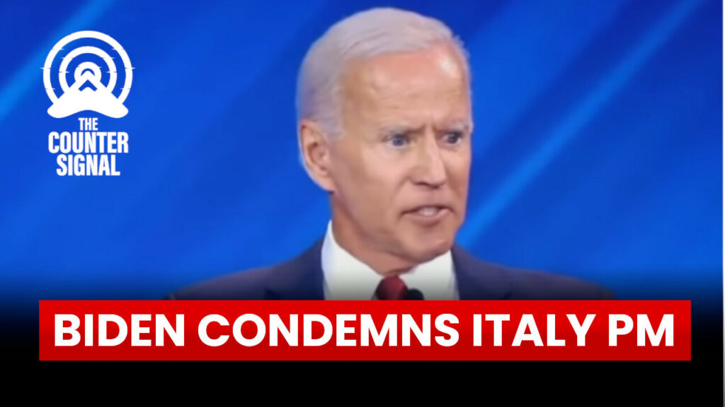 Biden condemns Italy's first female PM