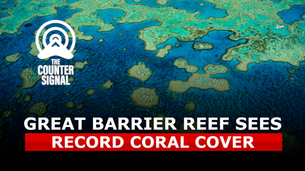 Great Barrier Reef sees record growth despite climate alarmist fears