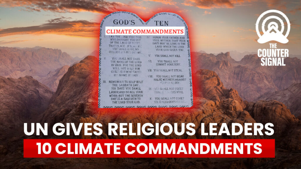 UN to issue 10 commandments for new climate religion