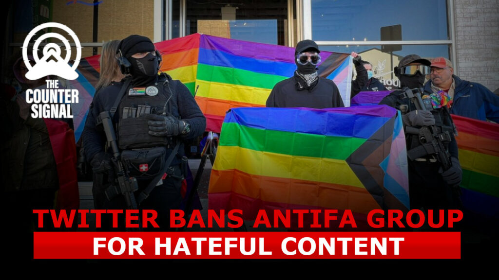 Twitter bans Antifa group