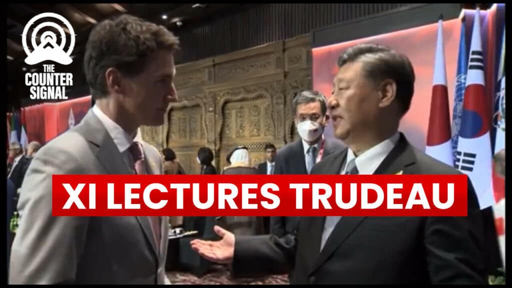 Xi lectures Trudeau about media leaks