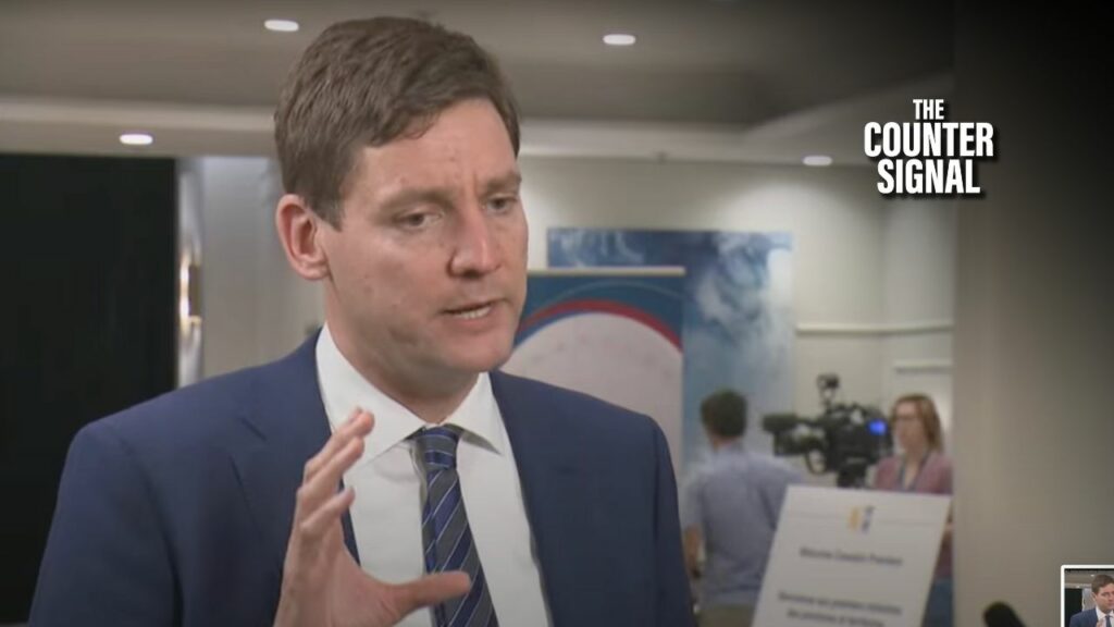 David Eby pictured looking uncertain 