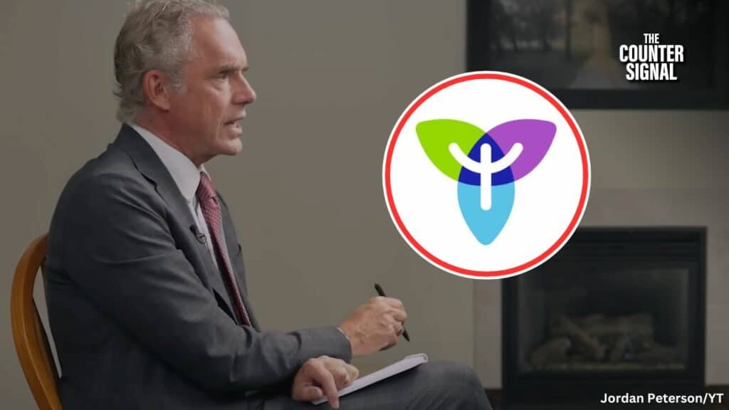 Jordan Peterson pictured (left)
Logo for the College of Psychologists & Behaviour Analysts of Ontario pictured (right)