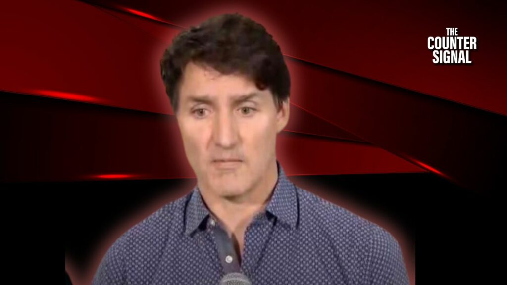 Justin Trudeau looking worried